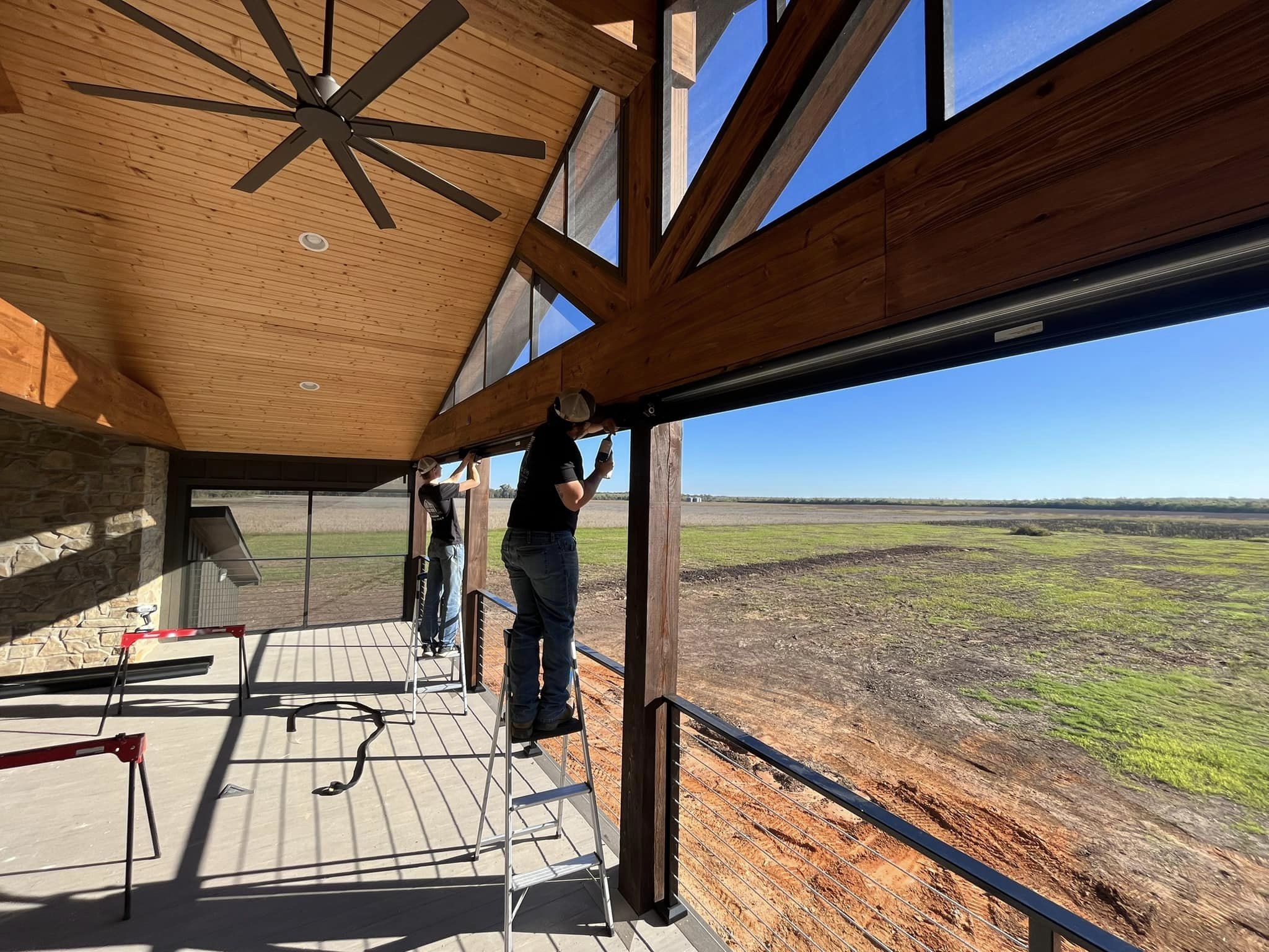 Motorized Retractable Solar Shades (2)